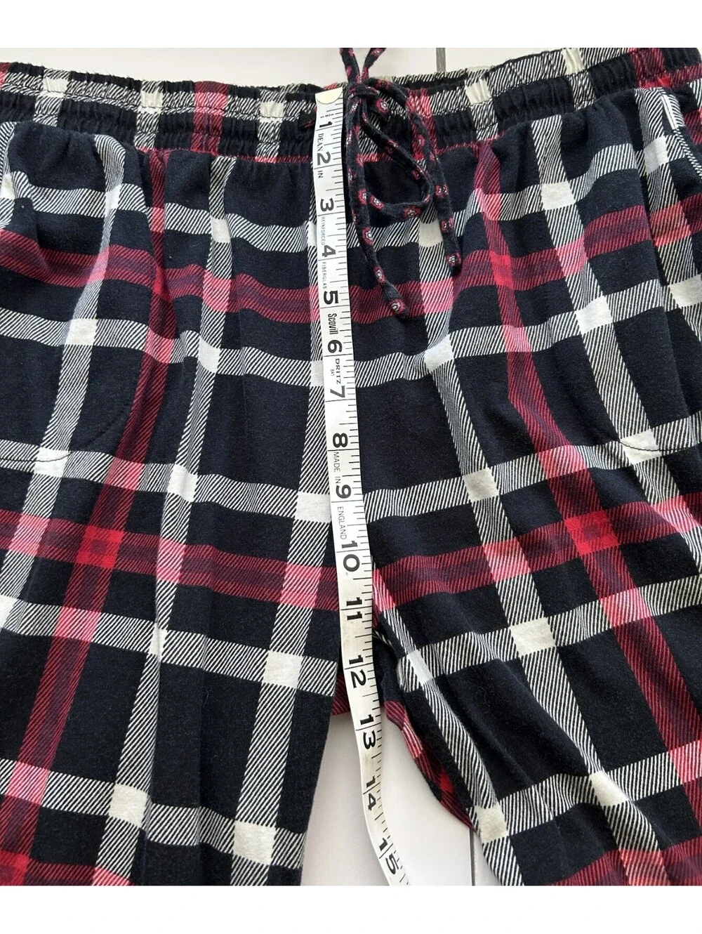 Vera Bradley Pajamas Women XL Black Plaid Button Down Sleepwear Set Loungewear